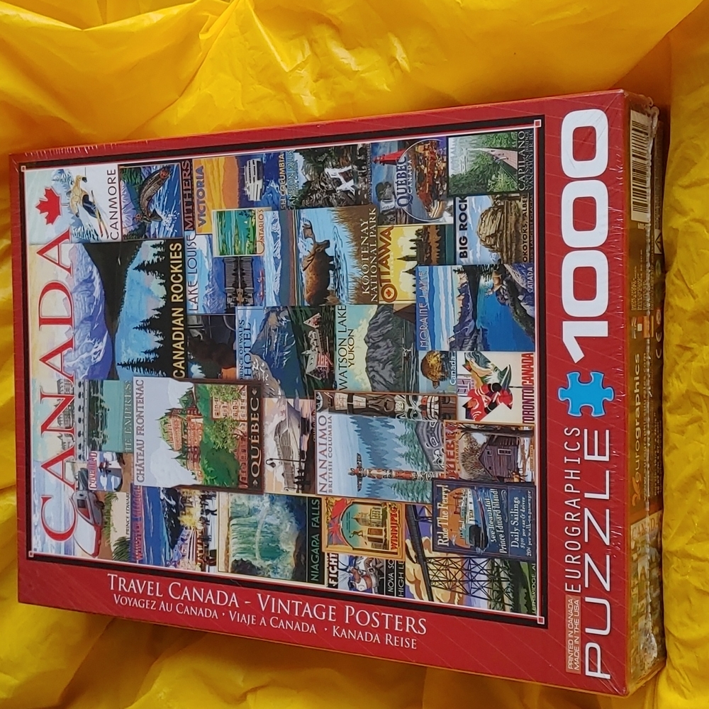 New in box 1000 PC's puzzle CANADA.